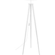 Lampadaires Tosel Lampadaire trépied bois blanc