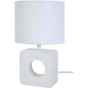 Lampes de bureau Tosel Lampe de chevet carré bois blanc