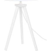 Lampes de bureau Tosel Lampe de chevet trépied bois blanc