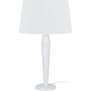 Lampes de bureau Tosel Lampe de chevet conique métal et bois blanc
