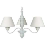 Lustres, suspensions et plafonniers Tosel Lustre multi bras bois blanc...