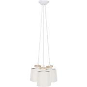 Lustres, suspensions et plafonniers Tosel Lustre grappe métal blanc d'...