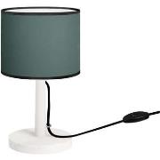 Lampes de bureau Tosel Lampe de chevet droit bois blanc et vert
