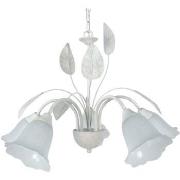 Lustres, suspensions et plafonniers Tosel Lustre multi bras métal blan...