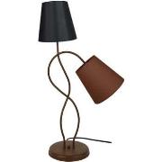 Lampes de bureau Tosel Lampe de chevet multi bras métal bronze