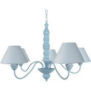 Lustres, suspensions et plafonniers Tosel Lustre multi bras bois gris ...