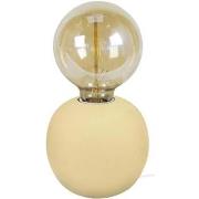 Lampes de bureau Tosel Lampe de chevet globe bois jaune