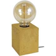 Lampes de bureau Tosel Lampe de chevet globe bétonjaune