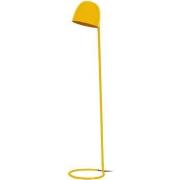 Lampadaires Tosel lampadaire liseuse articulé métal jaune