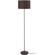 Lampadaires Tosel Lampadaire droit métal marron