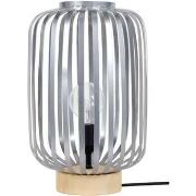 Lampes de bureau Tosel Lampe a poser cylindrique métal naturel et alum...
