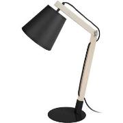 Lampes de bureau Tosel Lampe de bureau articulé bois naturel et noir