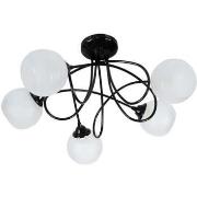 Lustres, suspensions et plafonniers Tosel Lustre multi bras métal noir