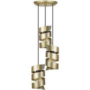 Lustres, suspensions et plafonniers Tosel Lustre grappe métal or