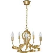 Lustres, suspensions et plafonniers Tosel Lustre multi bras métal or