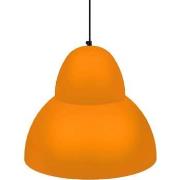 Lustres, suspensions et plafonniers Tosel Suspension dôme métal orange