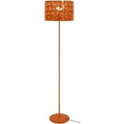 Lampadaires Tosel Lampadaire droit métal orange