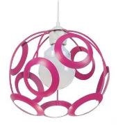 Lustres, suspensions et plafonniers Tosel Suspension globe métal rose