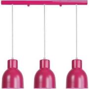 Lustres, suspensions et plafonniers Tosel Lustre bar métal rose