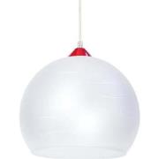 Lustres, suspensions et plafonniers Tosel Suspension globe verre rouge