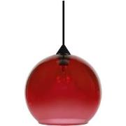 Lustres, suspensions et plafonniers Tosel Suspension globe verre rouge