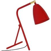 Lampes de bureau Tosel Lampe de bureau articulé métal rouge