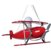 Lustres, suspensions et plafonniers Tosel Suspension avion bois rouge