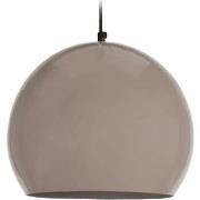 Lustres, suspensions et plafonniers Tosel Suspension globe métal taupe