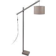 Lampadaires Tosel lampadaire liseuse articulé bois taupe