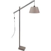 Lampadaires Tosel lampadaire liseuse articulé bois taupe