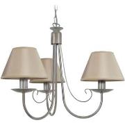 Lustres, suspensions et plafonniers Tosel Lustre multi bras métal taup...