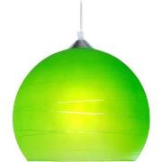 Lustres, suspensions et plafonniers Tosel Suspension globe verre vert