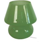 Lampes de bureau Tosel Lampe de chevet champignon verre vert olive