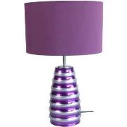 Lampes de bureau Tosel Lampe de chevet conique verre violet