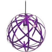 Lustres, suspensions et plafonniers Tosel Suspension globe métal viole...