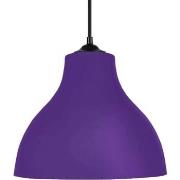 Lustres, suspensions et plafonniers Tosel Suspension dôme métal violet