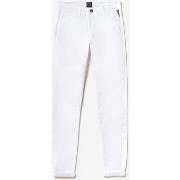 Pantalon Le Temps des Cerises Pantalon chino slim jas blanc