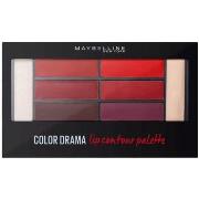 Palettes maquillage yeux Maybelline New York Palette Lèvres Color Dram...