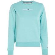 Sweat-shirt Tommy Jeans Sweat femme Ref 58886 L67 Ocean Tide