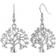 Boucles oreilles Sc Crystal B2037-ARGENT-BO