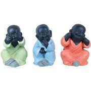 Statuettes et figurines Signes Grimalt Buddha Set 3 Unités