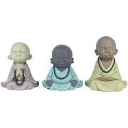 Statuettes et figurines Signes Grimalt Bouddha 3 Différent Set 3U