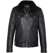 Blouson Schott Blouson en cuir ref 50707 Noir