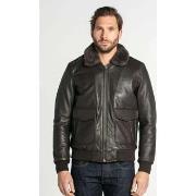 Veste Daytona MIRAGE FUR COW AIR MILLED BROWN