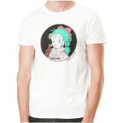 T-shirt Capslab T-shirt homme en coton col rond Dragon Ball Bulma