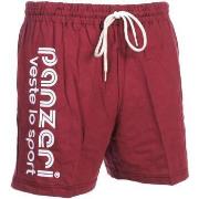 Short Panzeri Uni a grenat jersey short