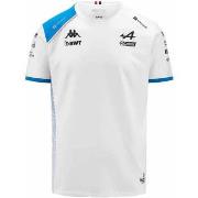 T-shirt Kappa T-Shirt Amiry BWT Alpine F1 Team 2023 Blanc