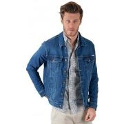 Veste Deeluxe Veste en Jean homme Maxel Bleu -