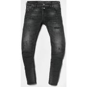 Jeans Le Temps des Cerises Alost 900/3 tapered arqué destroy jeans noi...