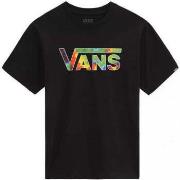 T-shirt enfant Vans T-Shirt By Classic Logo Black/spiral Tie Dye